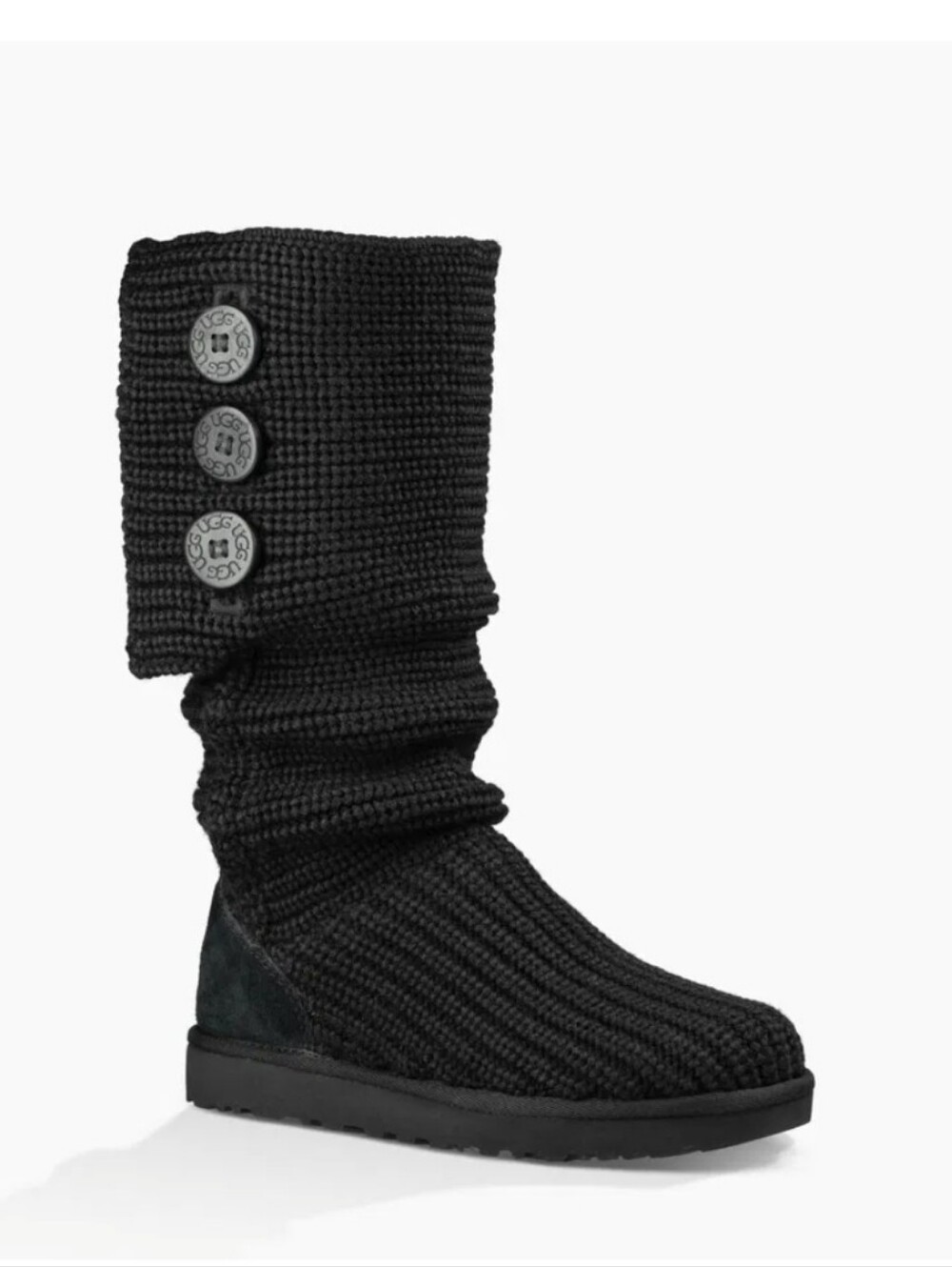 Ugg Australia Y2K Classic Cardy Boots - Black Sz 8 ( EUC)